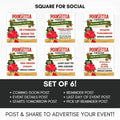school PTO PTA charity benefit church flower sale invitation